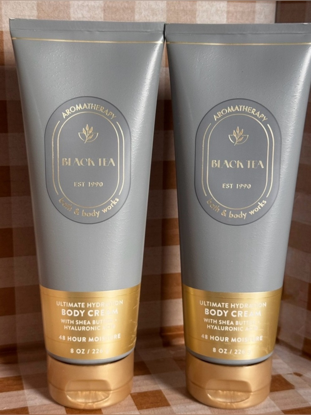 NEW B&BW (2) Black Tea Aroma Body cream with 48 hour moisture and skin benefits